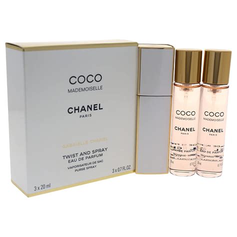 coco chanel mademoiselle twist and spray|Chanel Coco Mademoiselle twist refill.